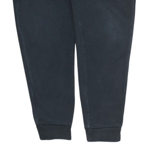 Adidas Boys Black Jogger Trousers 11-12 Years Fleece Cotton Blend