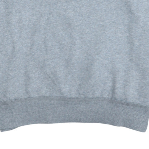Hilfiger Denim Men's Grey Logo Sweatshirt L Regular Fit Pullover
