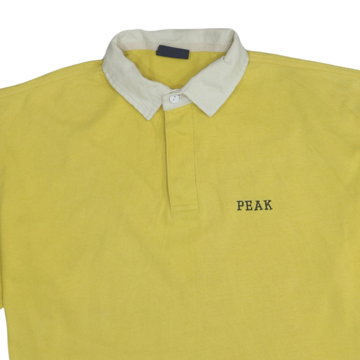 Peak Performance Men's Yellow Short Sleeve Cotton Polo Shirt M