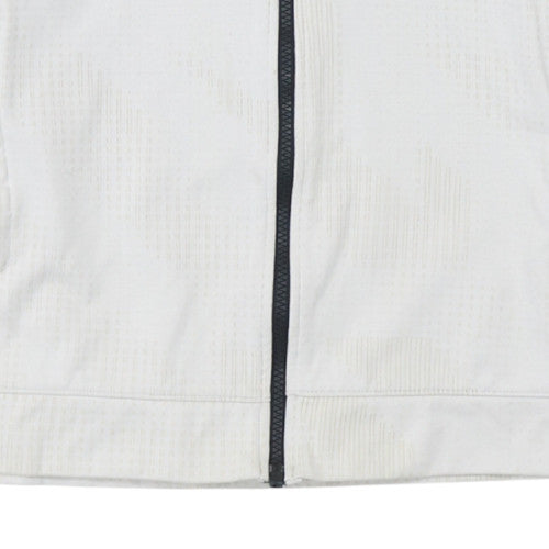 Nike Men's White Full Zip Hooded Sweatshirt Size S Lightweight