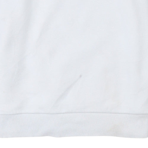 The North Face Womens White Crew Neck Pullover Sweatshirt Size S