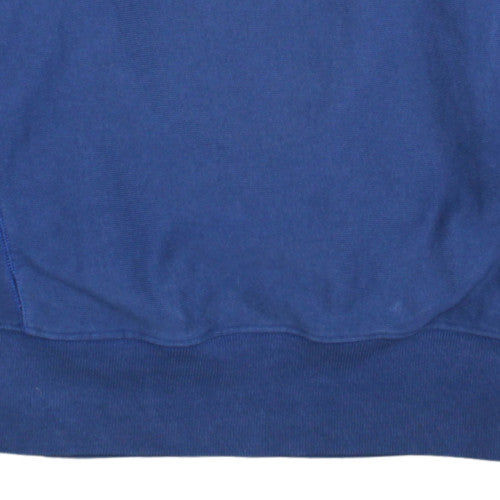 Champion Men's Blue Reverse Weave Sweatshirt Size L Embroidered Logo