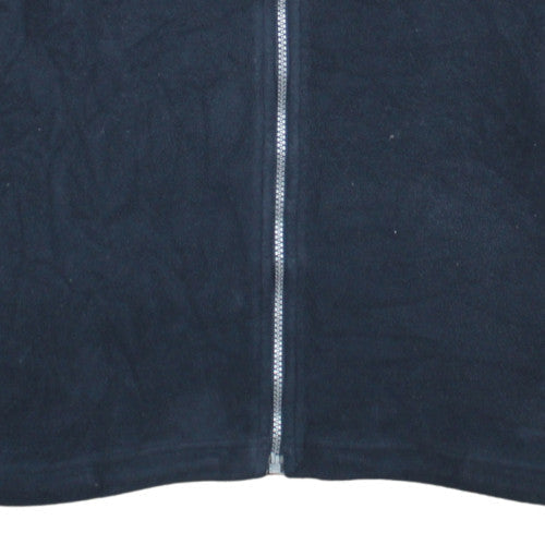 Kappa Men's Black Full Zip Fleece Sweatshirt M Regular Fit
