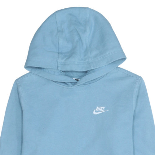 Nike Womens Blue Pullover Hoodie XL Relaxed Fit Casual Sweatshirt