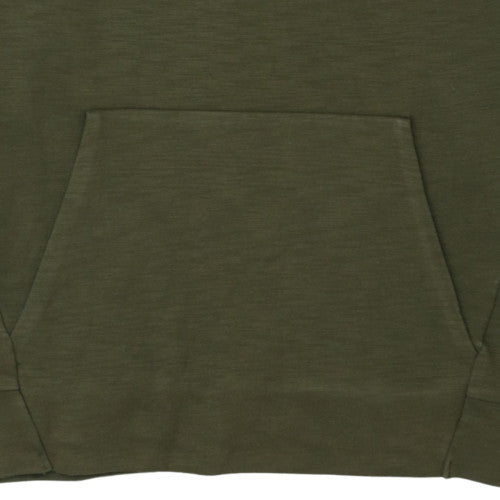 Nike Men's Green Pullover Hoodie M Regular Fit Cotton Blend