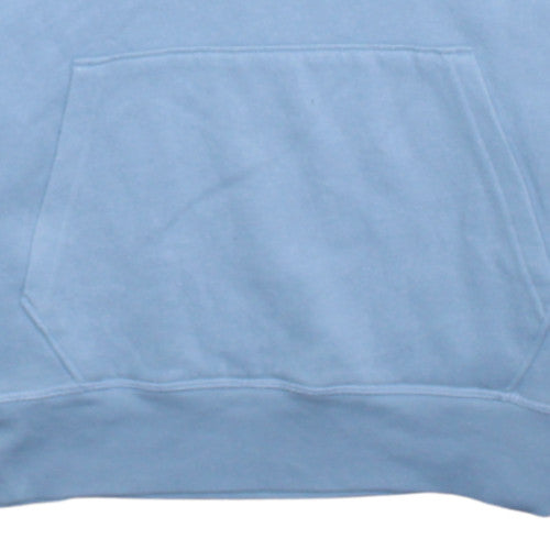 Levi's Men Blue Pullover Hoodie M Cotton Blend Logo Sweatshirt