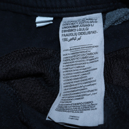 Under Armour Teens Black Jogger Trousers Size 158 Fleece Lined