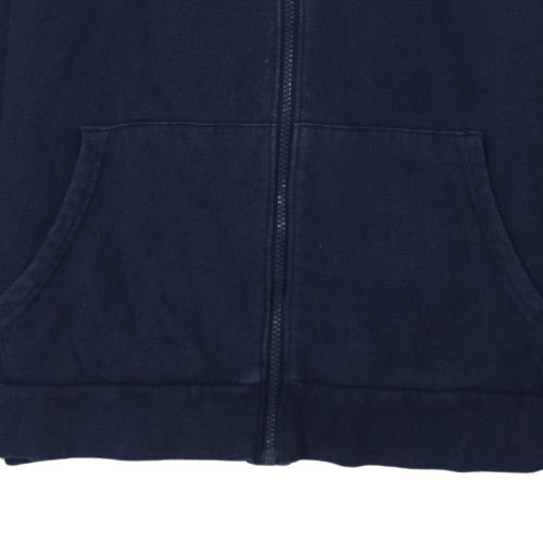 Under Armour Teens Blue Full Zip Hoodie XL Fleece Sweatshirt