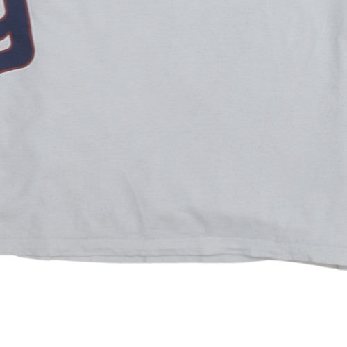 NFL Team Apparel Men's White XL Cotton Graphic Sports T-Shirt