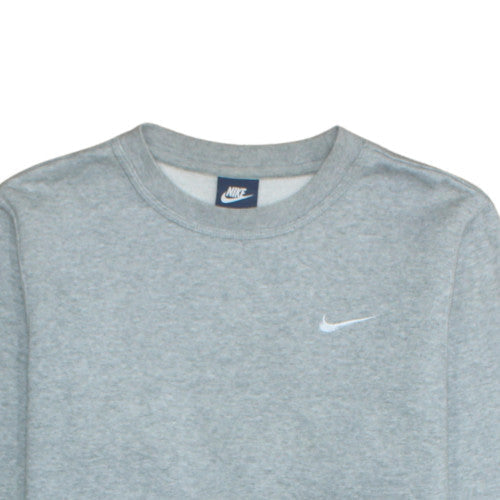 Nike Men's Grey Pullover Crew Neck Sweatshirt Size S