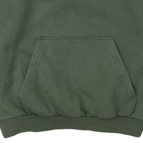 Adidas Women’s Green Pullover Hoodie Size M Logo Print Casual Sweatshirt