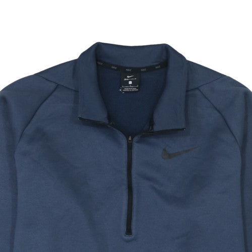 Nike Men's Blue Dri-Fit 1/2 Zip Pullover Sweatshirt Size L