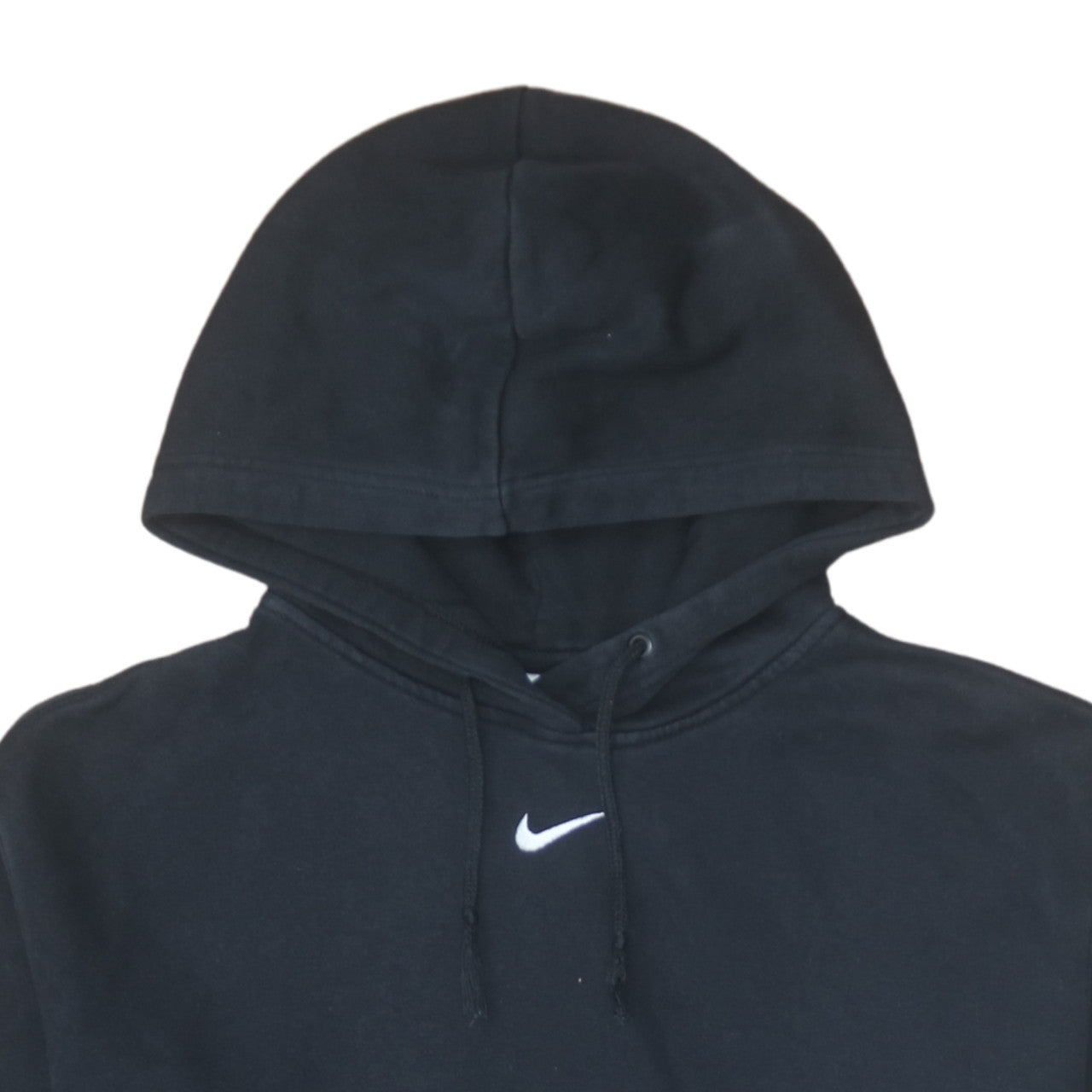 Nike Men's Black Pullover Hoodie Small Logo Fleece Sweatshirt