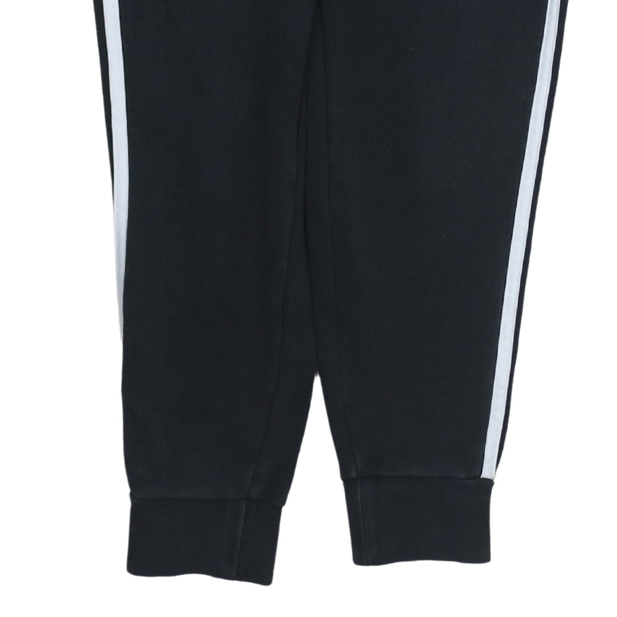 Adidas Women's Black Jogger Trousers S Side Stripe Elastic Waist