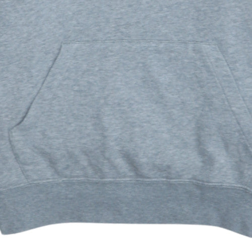Nike Men's Grey XS Pullover Hoodie with Logo Print