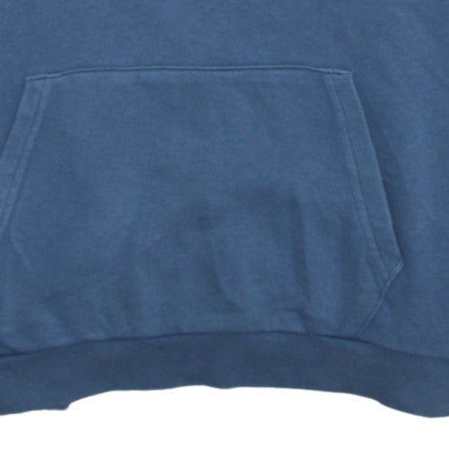Puma Mens Blue Pullover Hoodie Size M Regular Fit Fleece Sportswear