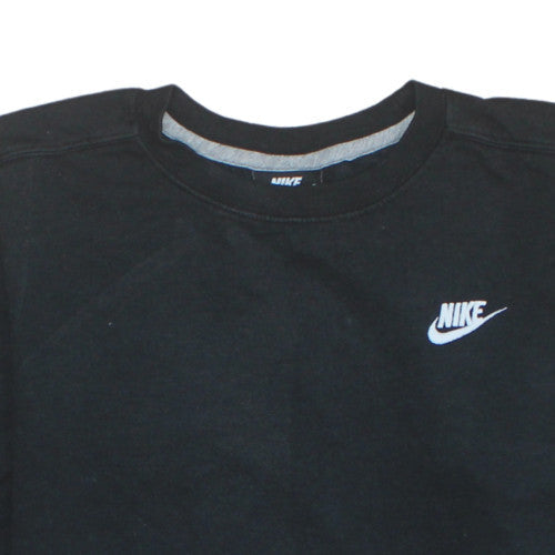 Nike Mens Black Medium Crew Neck Pullover Sweatshirt