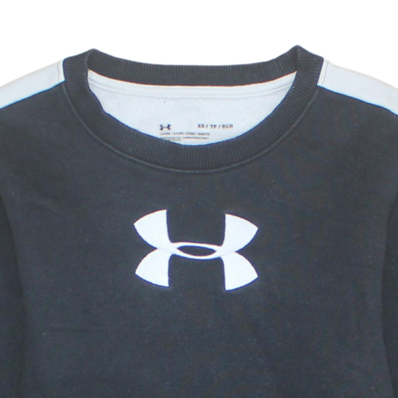 Under Armour Men's Black XS Pullover Crew Neck Logo Sweatshirt
