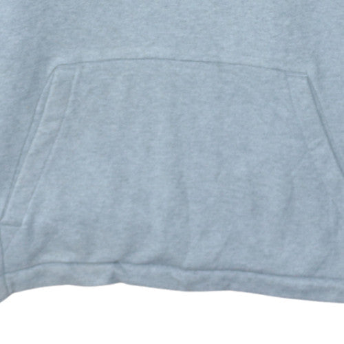 Nike Men's Grey Pullover Hoodie L Fleece Logo Sportswear