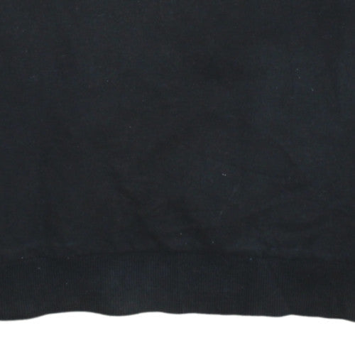 The North Face Men's Black Small Crew Neck Cotton Sweatshirt