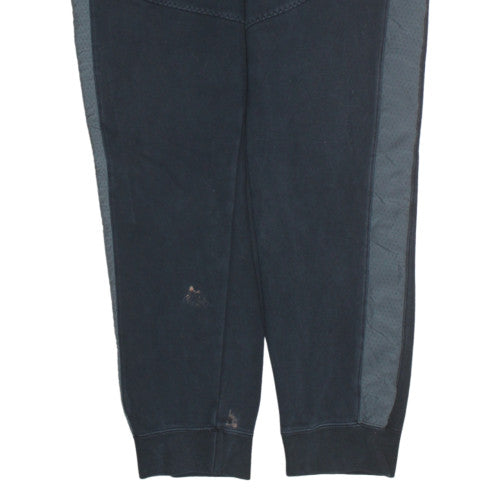 Nike Men's Black Jogger Activewear Trousers L Fleece Side Stripe