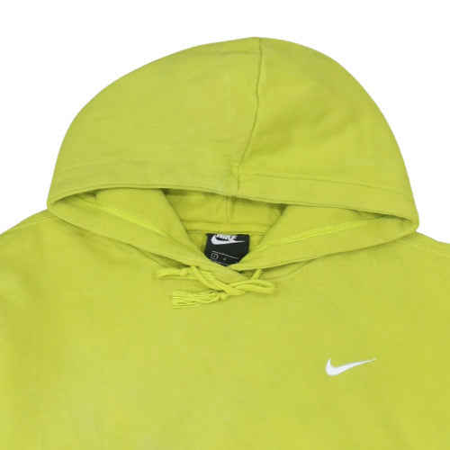 Nike Women’s Green Pullover Hoodie L Cotton Blend Casual Wear