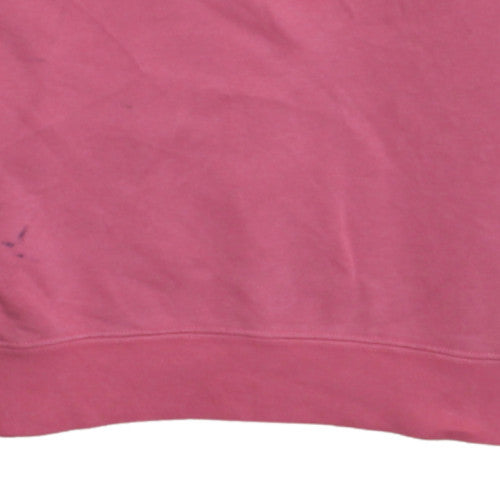 Nike Womens Pink XS Pullover Sweatshirt Crew Neck Logo Jumper