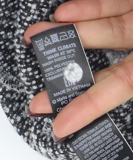 Marks & Spencer Women’s Grey Long Knit Coatigan Size 10 Open Front