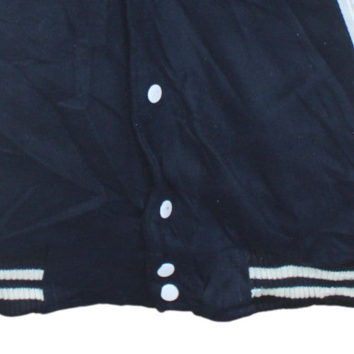 Mil-Tec Men's Blue White NY Varsity Baseball Jacket Size S