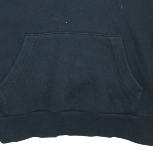 Converse Mens Black Pullover Hoodie XS Regular Fit Logo Fleece