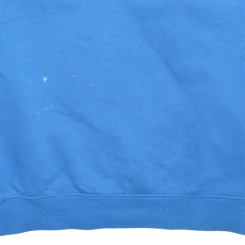 Nike Men's Blue Crew Neck Pullover Sweatshirt L Sports Fleece