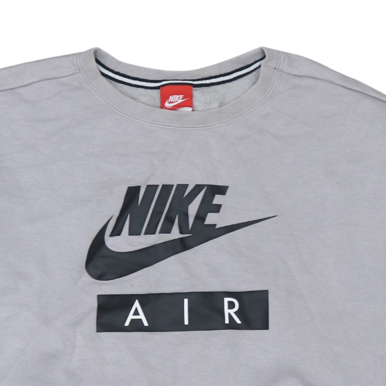 Nike Women’s Grey Air Logo Pullover Sweatshirt Size L