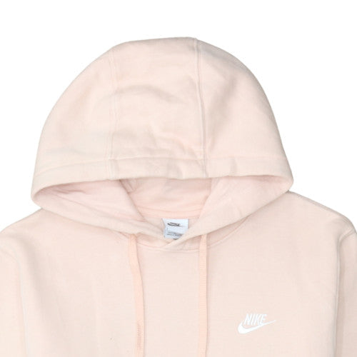 Nike Women Pink Pullover Hoodie Small Hooded Cotton Blend Sweatshirt