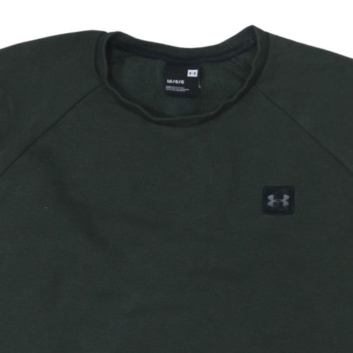 Under Armour Men’s Green Crew Neck Pullover Sweatshirt L Regular
