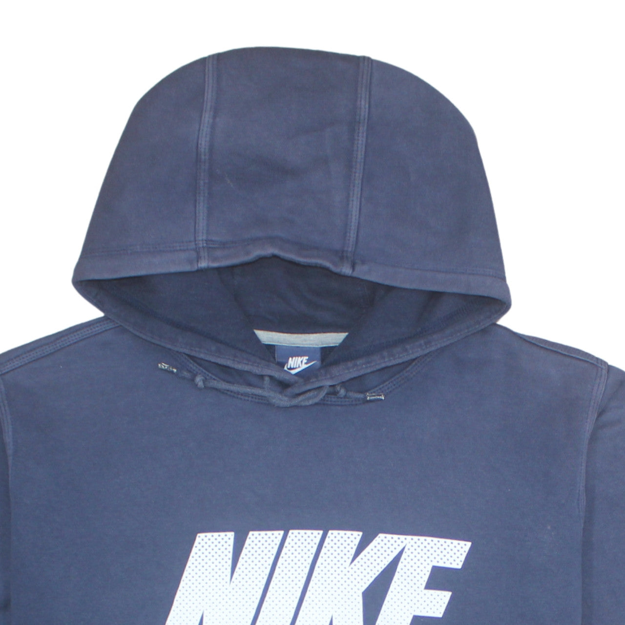 Nike Womens Navy Blue XL Pullover Hoodie Sweatshirt Cotton Blend