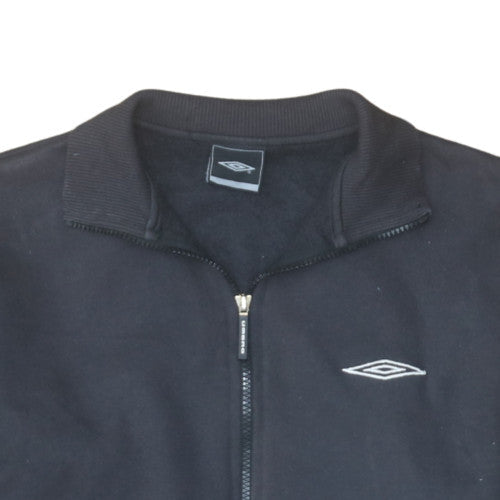 Umbro Men's Black Full Zip Sweatshirt Size L Sports Fleece