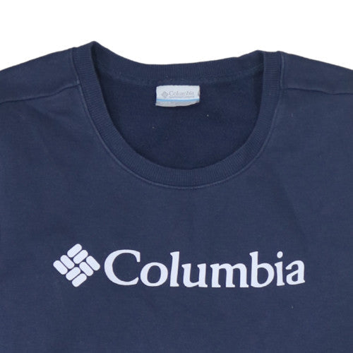 Columbia Men’s Blue Cotton Crew Neck Pullover Sweatshirt M