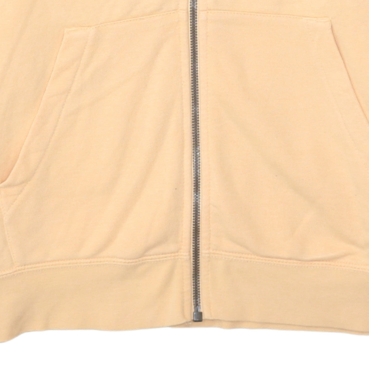 Nike Men's Beige Full Zip Hoodie Size S Fleece Sweatshirt