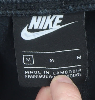 Nike Men's Black M Jogger Sweatpants Elastic Waist Tapered Fit
