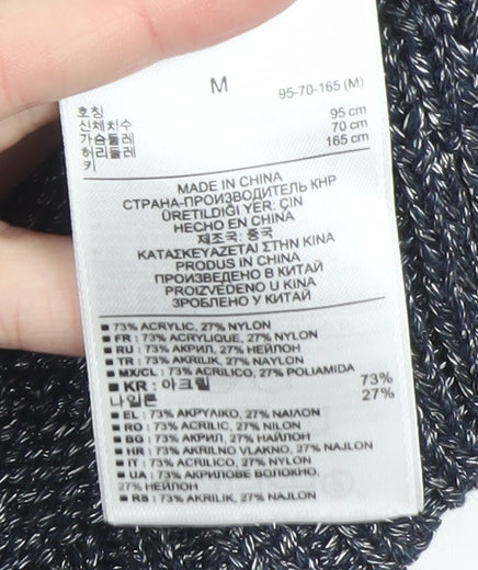 Gap Women Grey Knit Crew Neck Pullover Jumper Size M Acrylic Blend