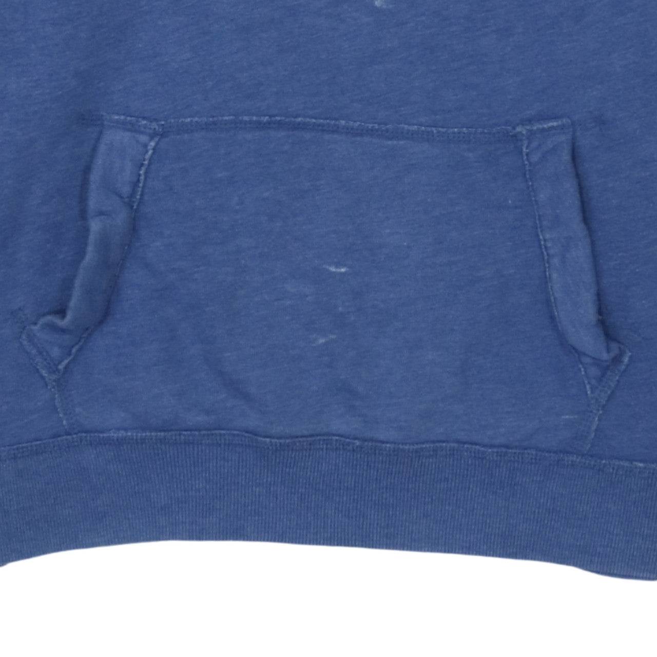Hollister Men's Blue Pullover Hoodie S Graphic Print Cotton Blend