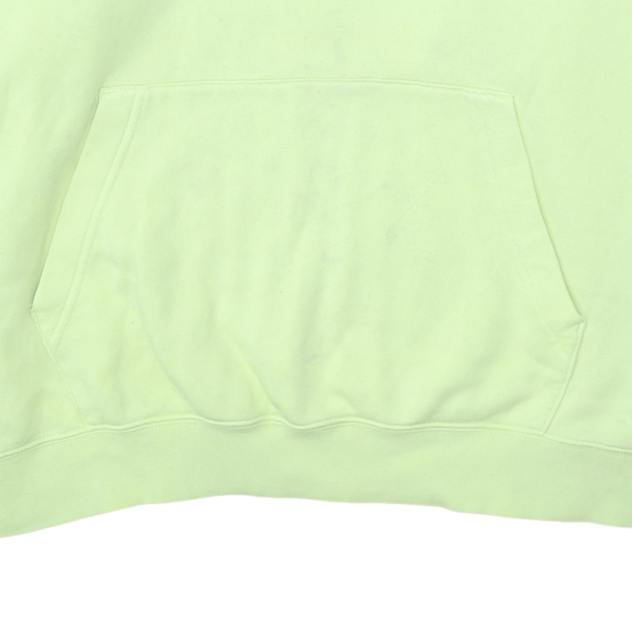Nike Men's Yellow XL Pullover Hoodie with Logo Pocket