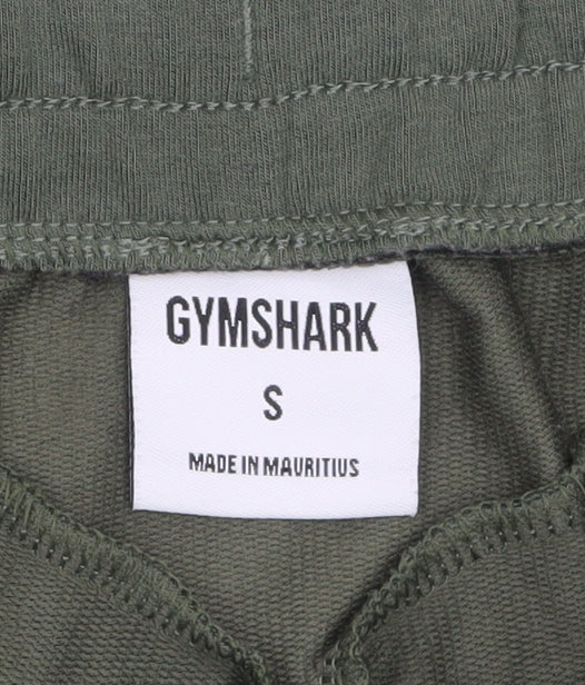 Gymshark Women’s Green Jogger Trousers Size S Elastic Waist