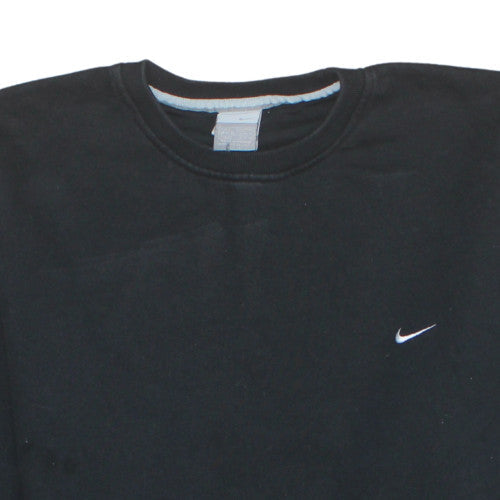 Nike Men's Black Crew Neck Pullover Sweatshirt Size M