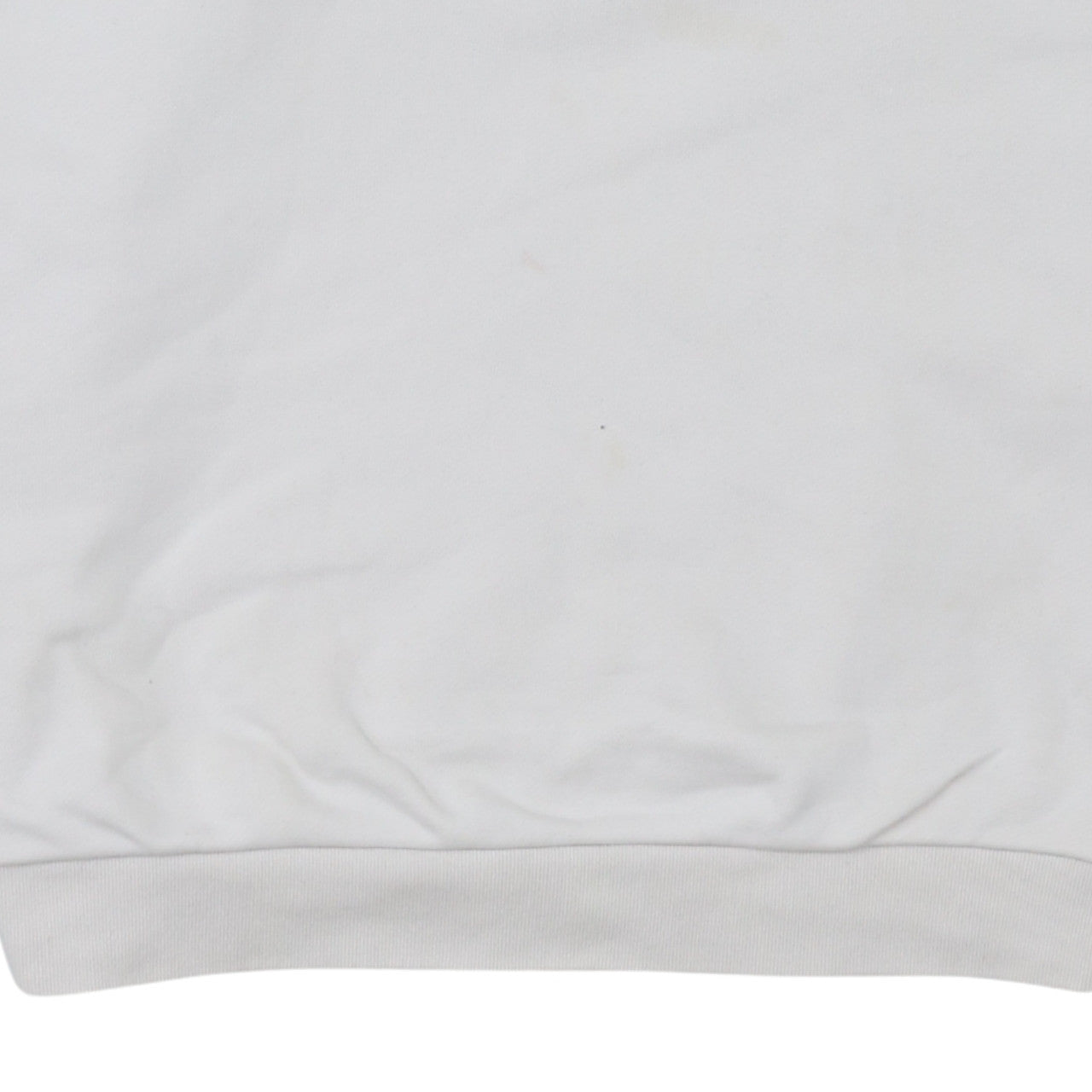 Adidas Women White Logo Crew Neck Pullover Sweatshirt Size 10