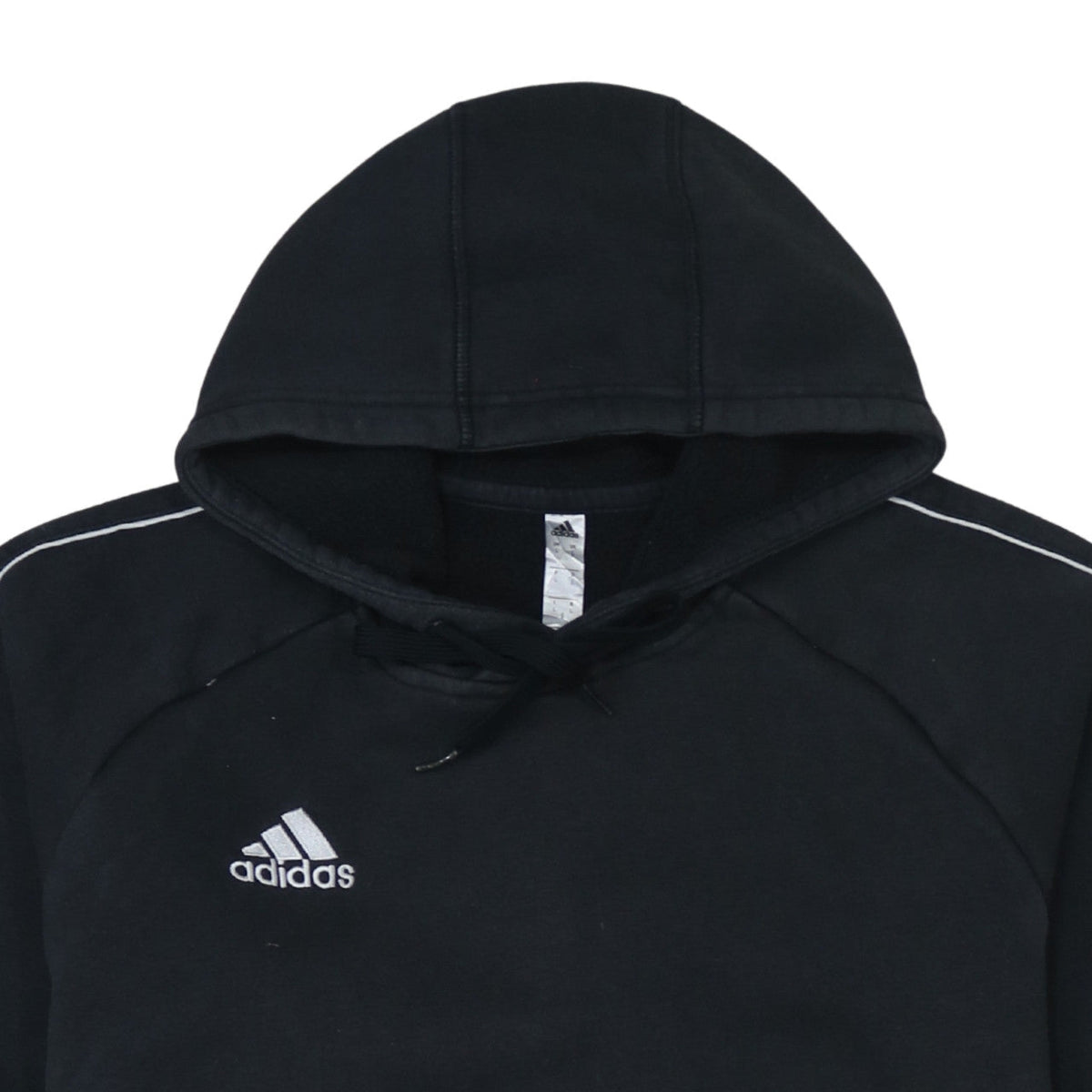 Adidas Men's Black Pullover Hoodie L Fleece Sportswear