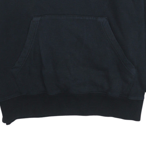 Champion Men's Black Pullover Hoodie Medium Logo Sports Fleece