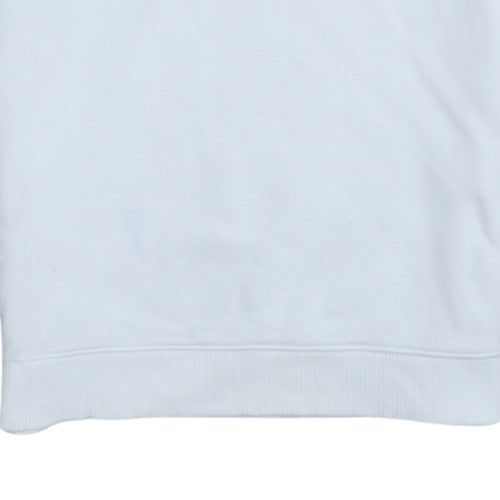 Tommy Hilfiger Men's White Red Navy Crew Neck Sweatshirt XXS