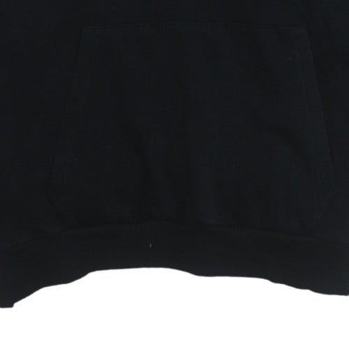 Umbro Mens Black Pullover Hoodie Size M Sports Fleece Jumper