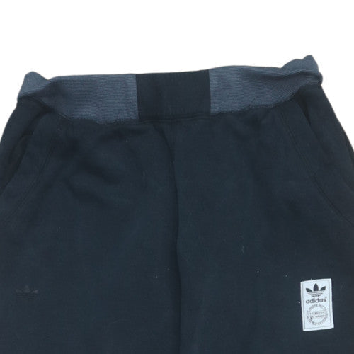 Adidas Men's Black Fleece Sweatpants Joggers Size S Tapered Fit